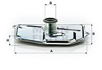 MANN-FILTER Hidraulički filtar, automatski mjenjač