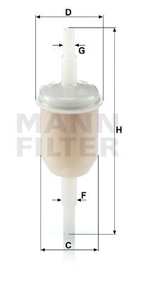 MANN-FILTER Filter goriva