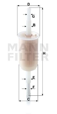 MANN-FILTER Filter goriva