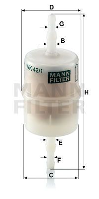 MANN-FILTER Filter goriva