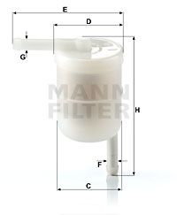 MANN-FILTER Filter goriva