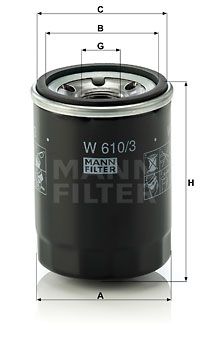 MANN-FILTER Filter ulja