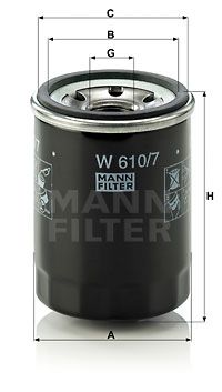 MANN-FILTER Filter ulja