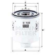 MANN-FILTER Filter ulja