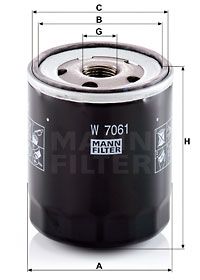 MANN-FILTER Filter ulja