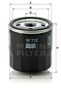 MANN-FILTER Filter ulja