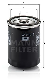 MANN-FILTER Filter ulja