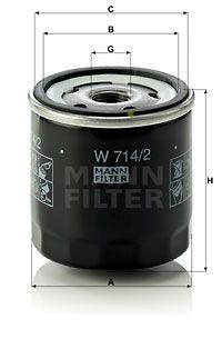 MANN-FILTER Filter ulja