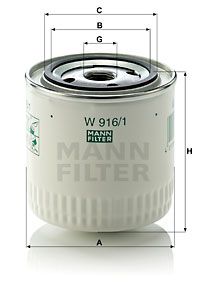 MANN-FILTER Filter ulja