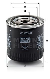 MANN-FILTER Filter ulja