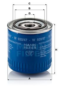 MANN-FILTER Filter ulja