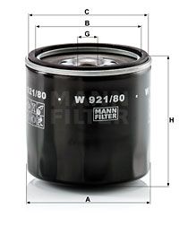 MANN-FILTER Filter ulja