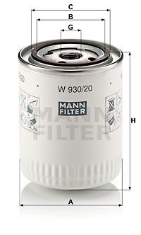 MANN-FILTER Filter ulja