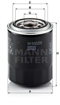 MANN-FILTER Filter ulja