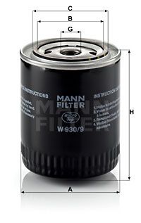 MANN-FILTER Filter ulja