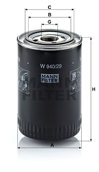 MANN-FILTER Filter ulja