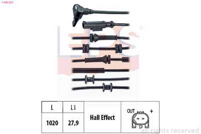 EPS Senzor, broj okretaja kotača