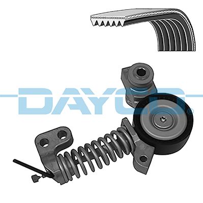 DAYCO Komplet klinastog rebrastog remena