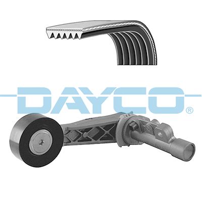 DAYCO Komplet klinastih orebrenih remena