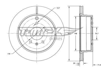 TOMEX Brakes Disk ploča