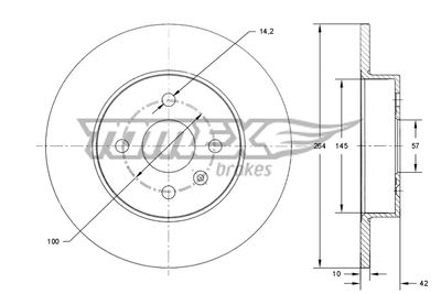 TOMEX Brakes Disk ploča