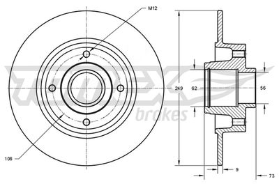 TOMEX Brakes Disk ploča