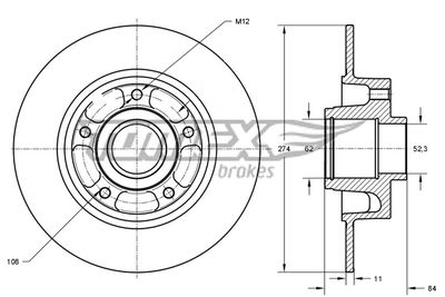 TOMEX Brakes Disk ploča
