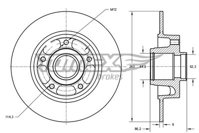 TOMEX Brakes Disk ploča
