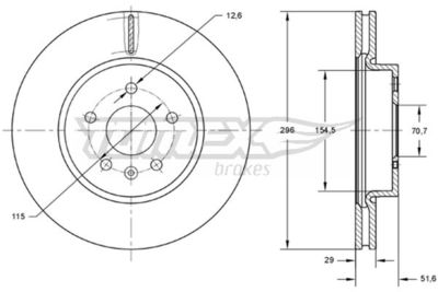 TOMEX Brakes Disk ploča