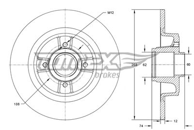 TOMEX Brakes Disk ploča