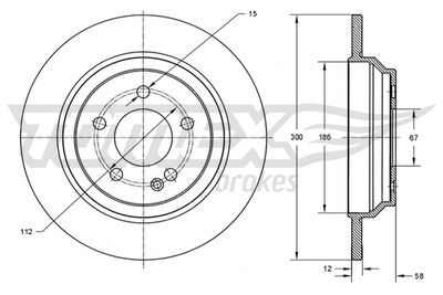 TOMEX Brakes Disk ploča