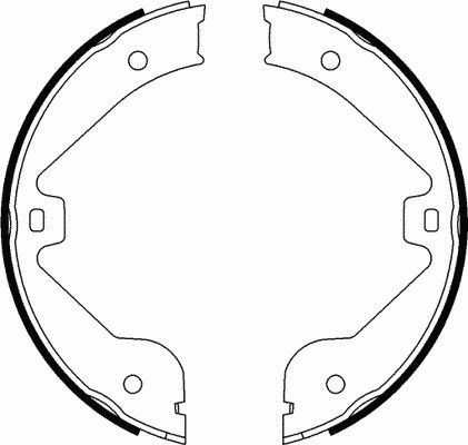 Motaquip Komplet kočionih papuča, parkirna kočnica