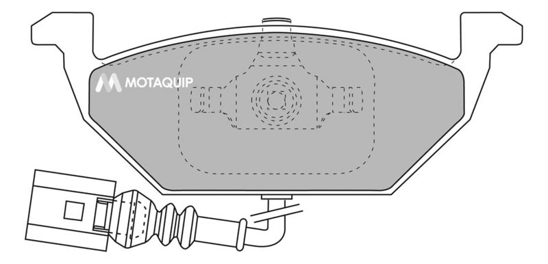 MOTAQUIP Komplet kočnih obloga, disk kočnica