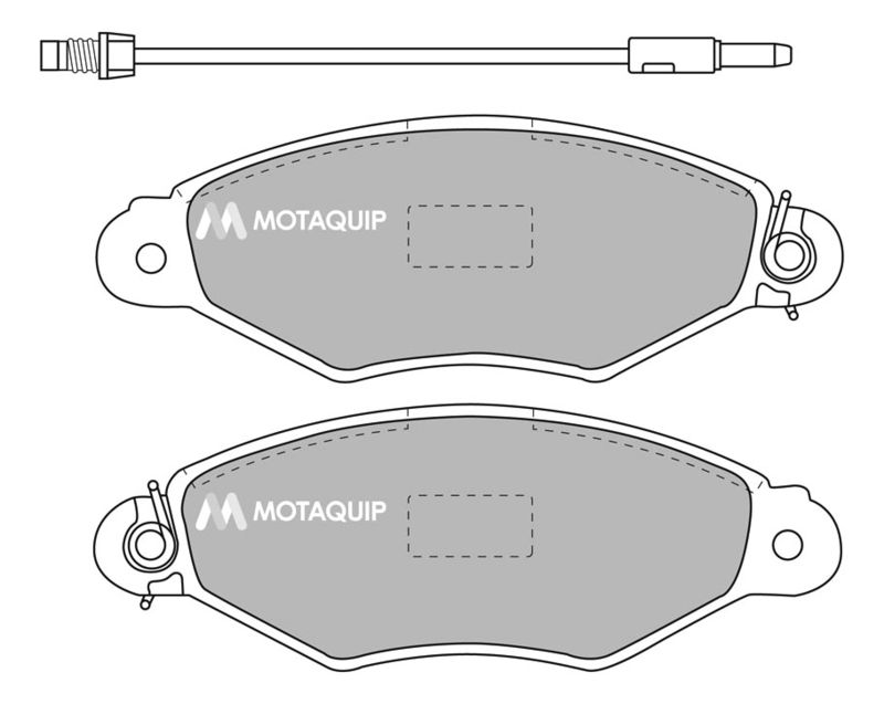 MOTAQUIP Komplet kočionih obloga, disk-kočnica