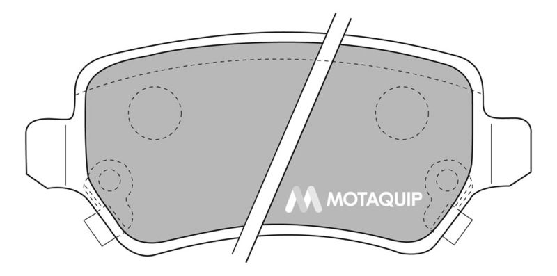 MOTAQUIP Komplet kočnih obloga, disk kočnica