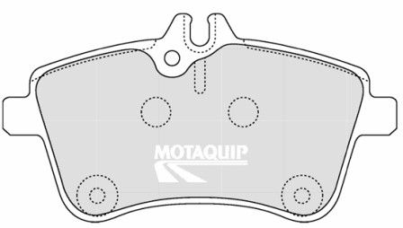 MOTAQUIP Komplet kočnih obloga, disk kočnica