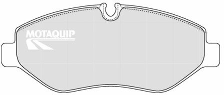 MOTAQUIP Komplet kočnih obloga, disk kočnica