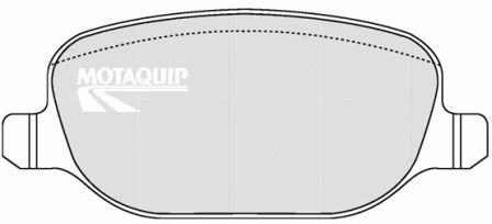 MOTAQUIP Komplet kočnih obloga, disk kočnica