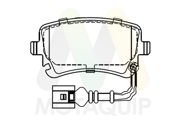 MOTAQUIP Komplet kočnih obloga, disk kočnica