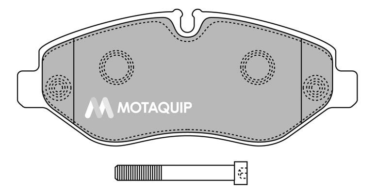 MOTAQUIP Komplet kočionih obloga, disk-kočnica