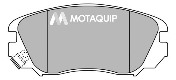 MOTAQUIP Komplet kočnih obloga, disk kočnica