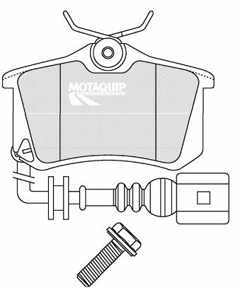 MOTAQUIP Komplet kočnih obloga, disk kočnica