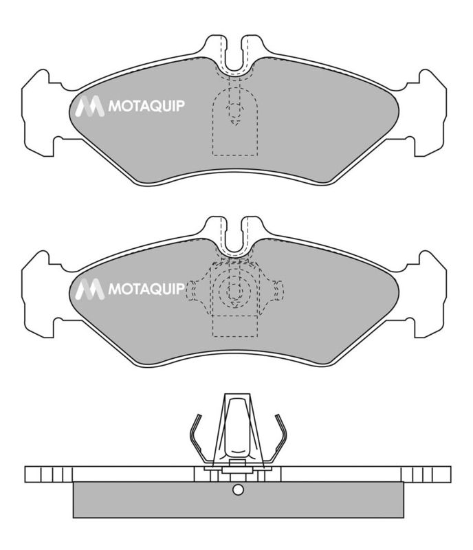 MOTAQUIP Komplet kočnih obloga, disk kočnica