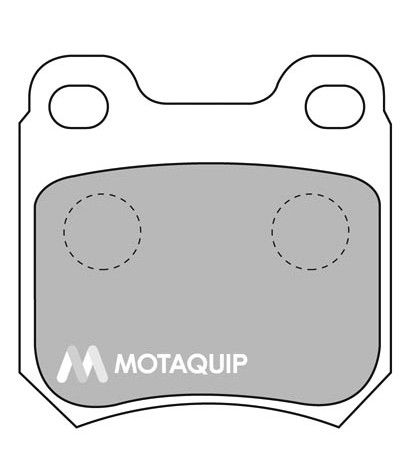 MOTAQUIP Komplet kočnih obloga, disk kočnica