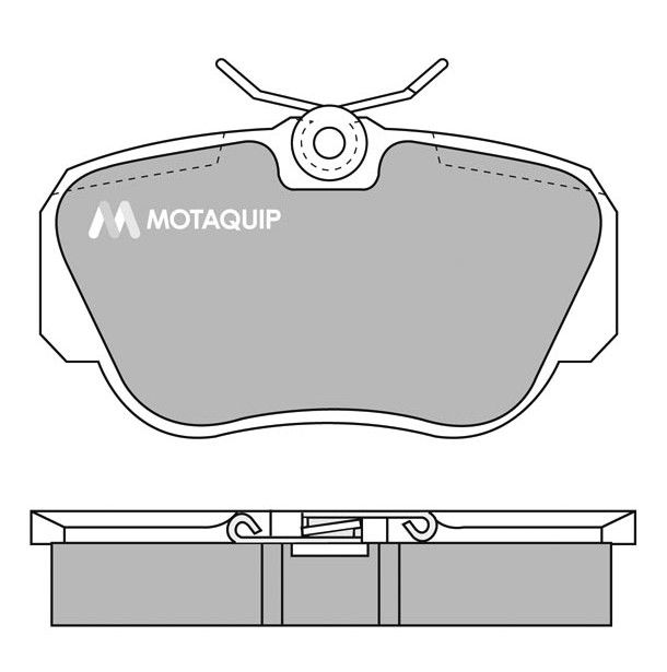 MOTAQUIP Komplet kočnih obloga, disk kočnica