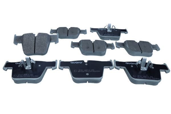 QUARO Komplet kočnih obloga, disk kočnica