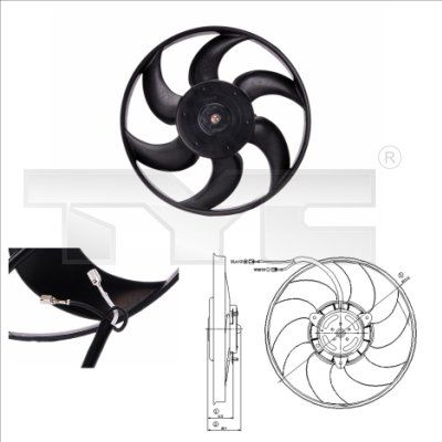 TYC Ventilator, hlađenje motora