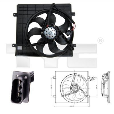 TYC Ventilator, hlađenje motora