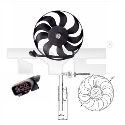 TYC Ventilator, hlađenje motora