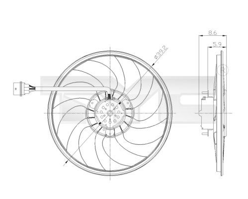 TYC Ventilator, hlađenje motora